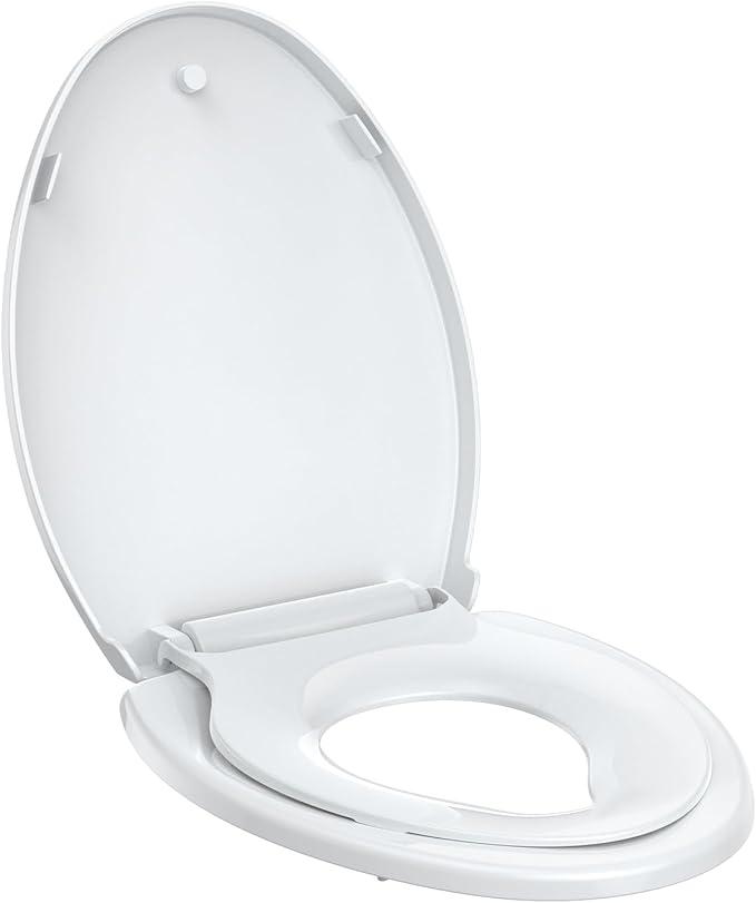 White Toilet seat cover