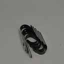 Adhesive Hooks,12 Pcs, Heavy Duty Hold 12Lbs, Stainless Steel Black Wall Hanger, Adhesive Hanger for Hanging, Metal Sticky J Strip Hooks, for Hat, Coat, Picture, Backpack, Garage