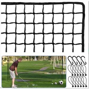 Amazgolf Golf Net,10Ft,15Ft,20Ft,25Ft, 30Ft, 40Ft Golf Practice Net, Sports Practice Barrier Net, Heavy Duty Ball Netting Golf Hitting Net, DIY Ball Net, Baseball Net Hockey Net and Chipping Net