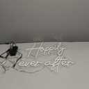Happily Ever After Neon Sign Large, 38.4 Inch Neon Light Sign Art Decorative with Dimmer for Engagement,Birthday,Wedding,gift for girl,Home Wall Decor,Living room Decor