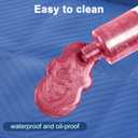 uxcell Waterproof Under Sink Mat for Kitchen, 34" x 22" Silicone Under Sink Liner Drip Tray Organizer Mats for Kitchen Bathroom Cabinet, Pet Feeding Mats, Pink
