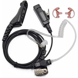 3'2 Wire Earpiece Mic Acoustic Tube Noise Reduction Compatible with Motorola XPR 6500 6550 6580 7000 7550 7550E 7580E XIR P8200 P8268 P8260 APX 8000 APX 7000 APX 2000 APX 1000 APX 6000 Two Way Radio