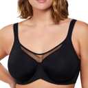 HSIA Minimizer Bras for Women Plus Size, Full Coverage Coolcomfort T Shirt Unlined Bra with Underwire for Heavy Breast, Size 40H