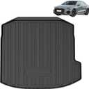 Elsetyler Custom Fit for Cargo Liner 2022-2026 Audi A3 Sedan - Black TPE All Weather Heavy Duty Waterproof Rear Cargo Tray Trunk Floor Mat Protector
