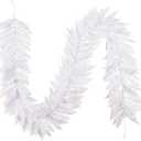 Vickerman 9' x 14" Sparkle White Spruce Artificial Christmas Garland - Unlit - Traditional White Flocked Garland - Reliable and Durable - Garland for Staircase or Mantle : Home & Kitchen
