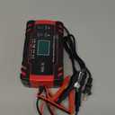 Battery Charger 10-Amp 12V and 24V Fully-Automatic Smart Car Battery Charger, Battery Desulfator with Temperature Compensation, and Battery Maintainer Trickle Charger (12v24v)