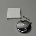 Uni-Green Universal Tub Overflow Faceplate, Polished Chrome, Solid Brass Construction (2-Hole)