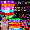 36 Pack Glow Sticks Party Favors Light Up Pop Tubes Sensory Toys LED Glow Sticks Camping Necklaces Bracelets Birthday Goodie Bag Stuffers Classroom Prizes Gifts Halloween Easter
