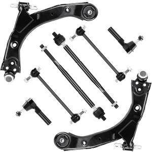 8Pcs Front Lower Outer&Inner Control Arms Right&Left Suspension Kit Fit for Chevrolet Cobalt 2005-2010, HHR 2006-2011; for Pontiac G5 2007-2009, Pursuit 2005-2006