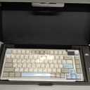 YUNZII B75 PRO MAX QMK/VIA Wireless Mechanical Keyboard,75% Layout with Screen and Knob,Custom Hot Swap Gasket,Creamy Pre-lubed Switches,Bluetooth/Type-C/2.4G for Win/Mac (Beige,Cocoa Cream V2 Switch)