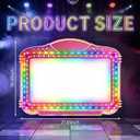 Dunzoom 2 Pcs LED Bottle Service Sign 21.65x18.5" RGB Nightclub girl Sign