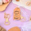 50Pcs 50th Birthday Bottle Opener Set, 50th Golden Bottle Openers Birthday Personalized Party Favors 50th Wedding Anniversaries Souvenirs Favors for Guests Gifts Decorations50th