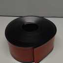 Vinyl Wall Base Baseboard Molding Trim 4" Flexible Self Adhesive Rubber Wall Base Moulding Trim Peel and Stick Design, 4 Inch x 40 Feet, Black