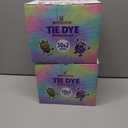 2 x 30 Colors Tie Dye Kit, Tie Dye Set for Kids, Pre-Filled Tye Dye Bottles, Non Toxic Permanent Fabric Dye Art Set, Easy DIY Fabric Art - Create Fun (30 Colors)