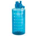 Motivational Water Bottle with Time Markers, 32oz  Leak-Proof with Handle, 5 (Blue)