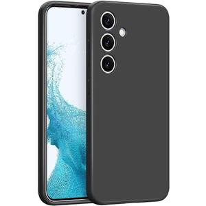 Meifei Slim case for Galaxy S24 5g, Liquid Silicone Case for Galaxy S24 2024 (6.2 inch) Shockproof Protective Soft Rubber Samsung Galaxy s24 6.2 Silicone case, Black