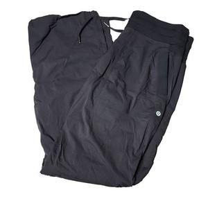 Willit Black Sporty Pants, With Adjustable Bottom Cuffs (XL)