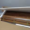 Gashell Wire Shelf Covers, Bamboo Wire Rack Covers for Pantry, Closet (5pcs, 30" W x 12" D)
