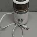 SHARDOR Electric Super Silent Blade Coffee Grinder, Timed Grind Control Rotary Knob, Adjustable Coarse to Fine for Coffee Beans, Spices & Herbs, with 1 Removable Stainless Steel Bowl, Cream