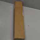 TEECK Shower Curtain Rod, 32-65 inch Adjustable Tension Spring, 1 Inch Shower Curtain Rod Tension, Anti-Slip, Rust-Proof, No Drilling, for Bathroom, Brown