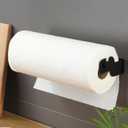 Zunto Black Under Cabinet Paper Towel Holder - Stainless Steel