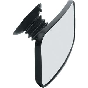 CIPA 11050 Suction Cup Rearview Mirror, Black, 8" W x 4" H