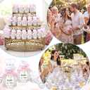 150 Pcs Baby in Bloom Favors Baby Shower Bubbles Bulk with Bubble Solution Mini Bubble Gifts Mini Heart Wand for Birthday Gifts Goodie Bag Stuffers Party Favors