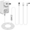 Sigely 4.5V Power Adapter Replacement for Lemax Lighted Village Accessory 74254 94563 94565 for Christmas Halloween Village Lights Micro Lighting Building Decor (3 Output, with 303 Switch)