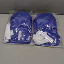 Dementia Gloves 2pcs |Double-Padded Restraint Security Mitts,Open Front Design,Hand Restraints for Elderly (Bule)