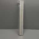 DEZ FURNISHINGS Cordless No Tools 1" Signature Magnet Mini Blinds for Metal Doors, 25" W x 42" H, Pearl White