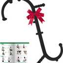 Shrdaepe Massage Trigger Point Cane, Muscle Release Tool Self Massage Hook Cane, Handheld Back, Neck, Shoulder, Leg and Feet Massager Rod, Body Deep Tissue Gifts for Men & Women, Black