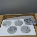 Dining Room Light Fixture Over Table, Farmhouse 4-Light Kitchen Island Lighting, Modern Wood Chandelier with Adjustable Height, Large Industrial Black Pendant Lights Ceiling Hanging for Living Room