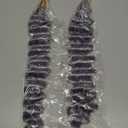 Habiliana Curly Grey Human Braiding Hair 2 Bundles Total 100g 20 Inch Grey Bulk Bundles Braiding Brazilian Virgin Curly Human Hair Extensions for Boho Braids