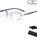 Clarity Blue Glasses, Unisex Automatic Adjustment glasseses, Block Blue Light, Paired With An Elegant Glasses Case