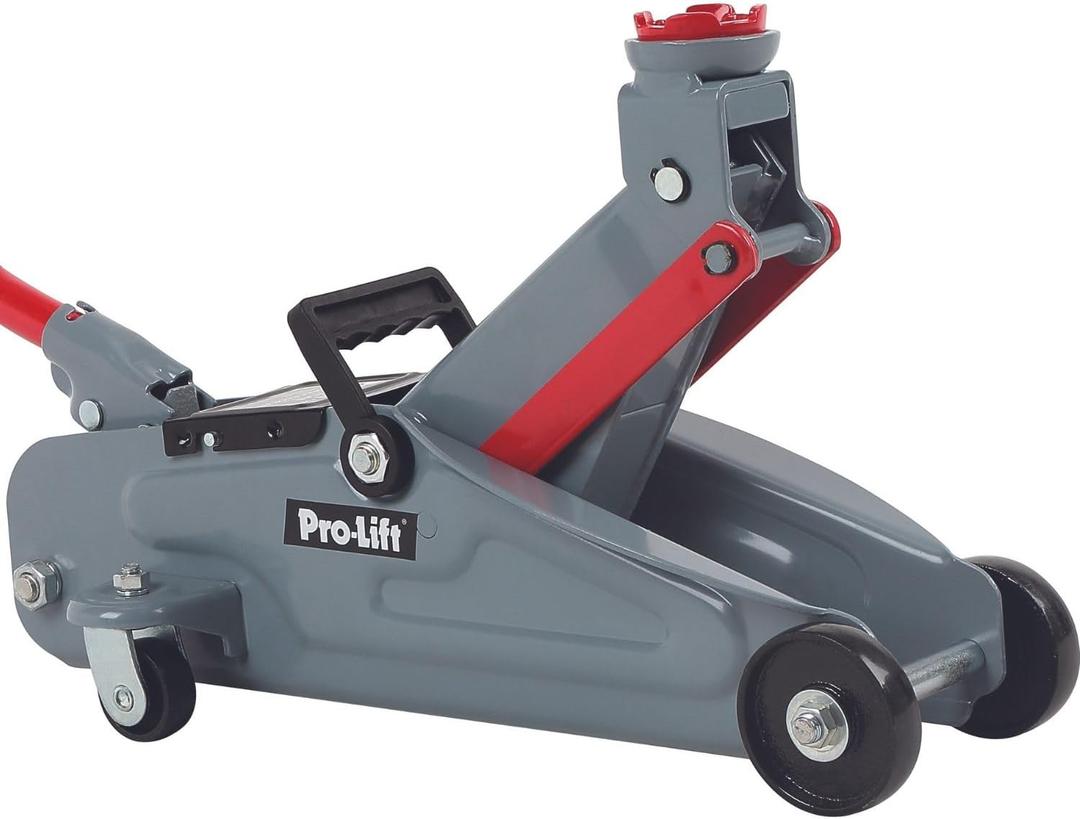 Pro-Lift 2 Ton Floor Jack - Car Hydraulic Trolley Jack Lift with 4000 Lbs Capacity for Home Garage Shop (Grey)