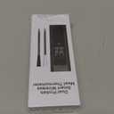 Smart Wireless Meat Thermometer Digital, 2 Probes, Advanced Bluetooth Food Thermometer for Cooking, IP67, Real-Time Monitoring & Smart Alerts with APP for BBQ, Grill, Oven, Smoker, Kitchen Gifts (Black)