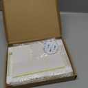 Acrylic Straw Holder for Cabinet Door with Double Sided Adhesive Tape Reusable Straw Organizer Tumbler Storage Kitchen Accessories Container for Counter Cupboard(Classic,Large,White)