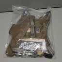 AUROTH Tactical Harness for Large Dogs No Pull Adjustable Pet Harness Reflective K9 Working Training Easy Control Military Service Pet Vest Army Yellow XL (XL(Neck:20-31",Chest:26-42"),75-135 lbs)