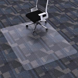 FuturHydro Desk Chair Mat for Flat to Low Pile Carpets, 45" x 53" Clear Office Home Floor Protector Mat, Transparent Mats for Office, Home and Gaming Floors (Rectangle), 45" X 53" Rectangular