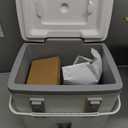 Portable 13L Outdoor Camping Picnic Insulated Thermal Cooler Box Ice Block Insulation Box (White)