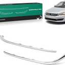 YHTAUTO Front Driver and Passenger Side Bumper Cover Molding for Volkswagen