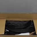 6.89FT Mushroom Top Obelisk Trellis for Outdoor Climbing Plants, Rustproof PE-Coated Metal Poles Support, Decorative Garden Trellis for Climbing Rose, Wisteria, Black (Umbrella-Shaped/11.02''W)