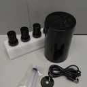 Airversa Waterless Essential Oil Diffuser Starter Kit with 4 x 10mL Hotel Scent Fragrance Oil, Battery Operated Mini Scent Air Machine Portable Diffuser for Home Car Office, AN8 Kit Black