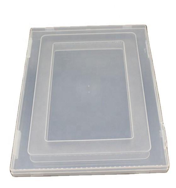 Flat-Pack Clear Acrylic Display Box / Clear Stackable Shoe Storage Box Set