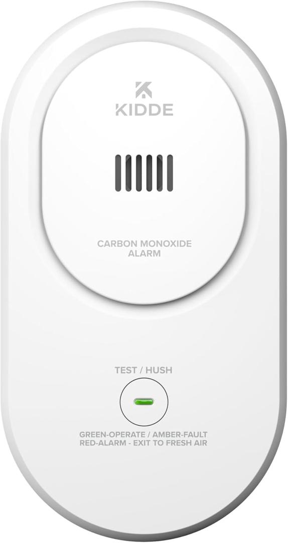 Kidde Carbon Monoxide Detector, Plug-in Carbon Monoxide Detector with AA Battery Backup, 85 dB Alarm, Rotating Plug, LED Status Light Indicators, 5th Edition, COP, Exp 01/23/2026