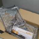 2 Pack Garage Wall Shelf, Wall Mounted Storage Shelves, Heavy Duty Metal Shelves for Room Wall, Loads 80 LBS Floating Shelves Mesh Storage Rack for Garage, Office, Basement,Wall Cabinet and Kitchen