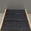 Dog Ramp for Bed BuddyRamp Wooden Adjustable Pet Ramp 32.7 x 15.7 x 19.7, Non-Slip Carpet Surface, Foldable & Portable, Ideal for Large, Medium and Small Dogs