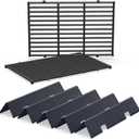 15.3" Flavorizer Bars & 17.5" Grill Grates for Weber Spirit Grill Parts, Spirit 300 Series (Front Control), Spirit II E/S-310 Gas Grills, Spirit Grill Replacement Parts for Weber GS4 Spirit 7638 7636