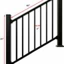 Deck Railing Kit for Deck, Porch, Patio & Balcony