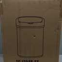 Yewuli 13 Gallon Trash Can | 50L Sensor Automatic Kitchen Trash Can with Lid | Touchless Garbage Bin Odor-Control for Kitchen, Office, Bedroom, Living Room (1 Pack, Black)